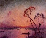 unknow artist Sunset in Briere I china oil painting artist